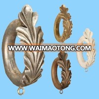 Decorative Leaf Shape Window Curtain Rings